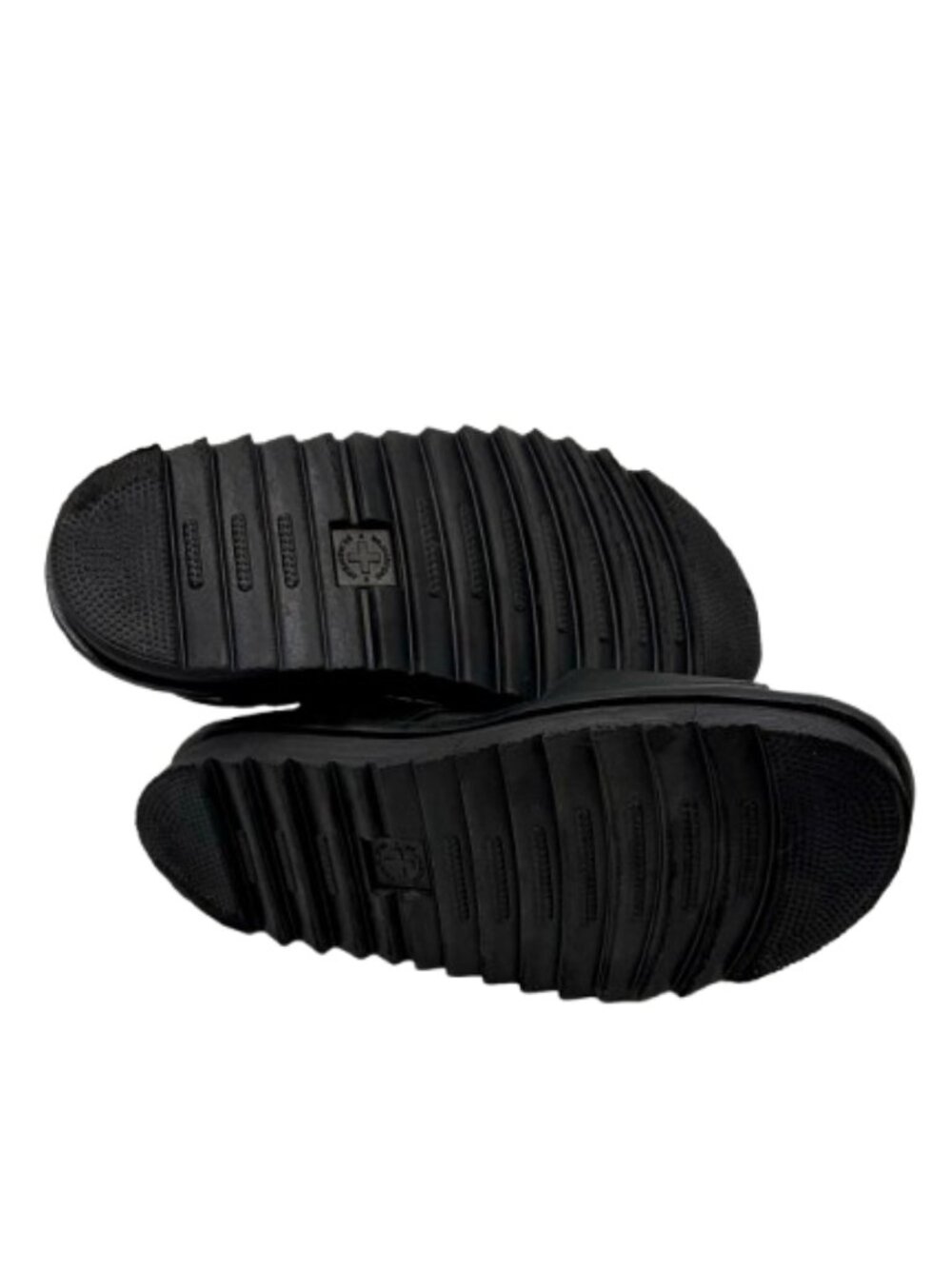 DR MARTENS~Voss~BLACK LEATHER PLATFORM SANDALS Women's Size 9 NEAR NEW - Picture 9 of 11